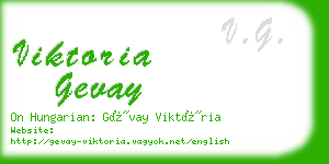 viktoria gevay business card